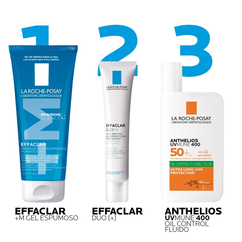 La Roche-Posay Limpiador Facial Effaclar Gel Purificante, Para Piel Mixta a Grasa 200ml