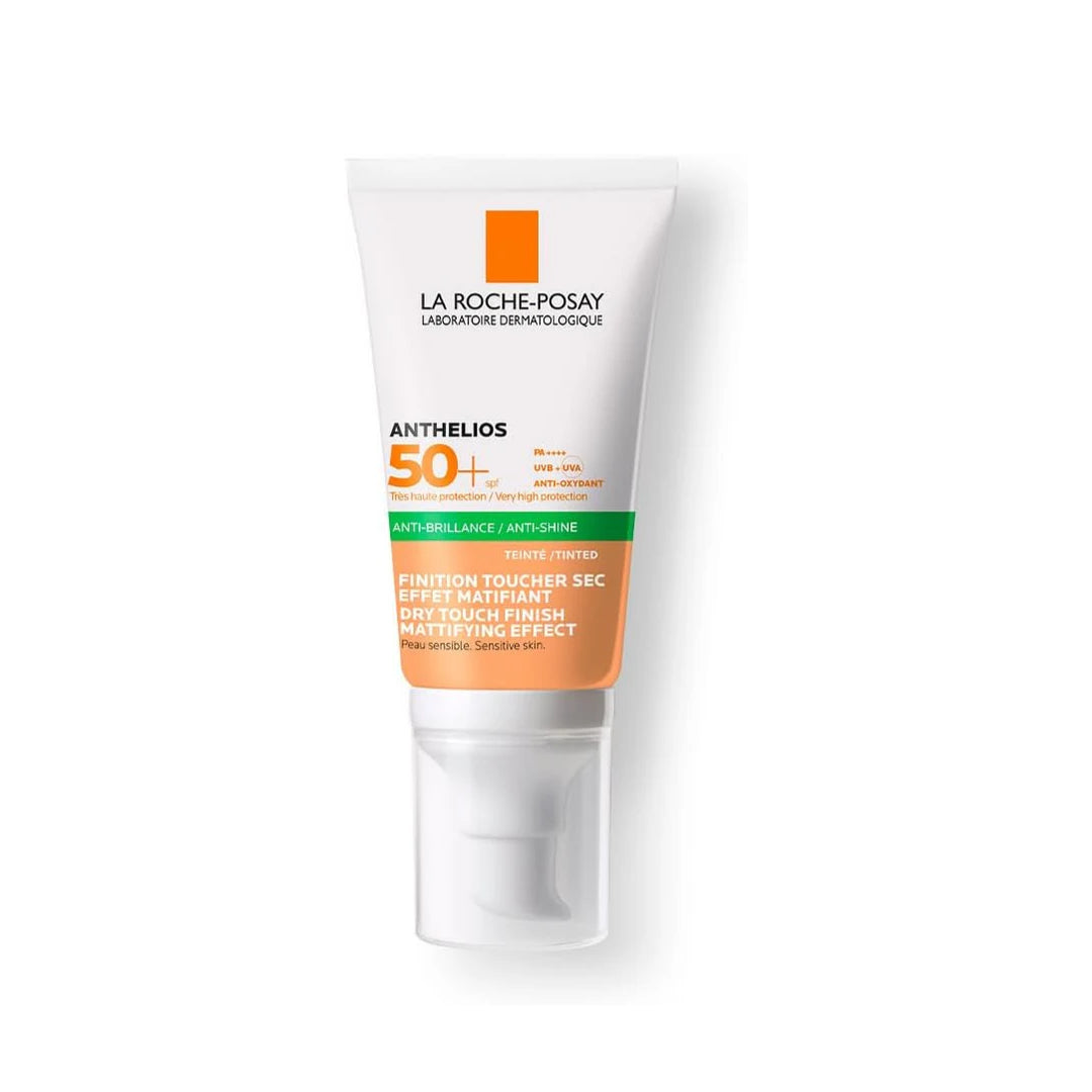 Protector Solar Anthelios UVMune 400 Oil Control Toque Seco con Color FPS 50+ 50ml bloqueador