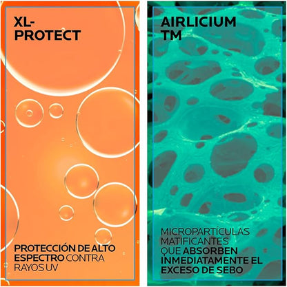 Protector Solar Anthelios UVMune 400 Oil Control Toque Seco con Color FPS 50+ 50ml bloqueador