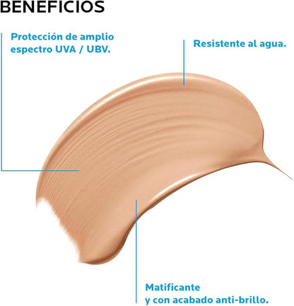 Protector Solar Anthelios UVMune 400 Oil Control Toque Seco con Color FPS 50+ 50ml bloqueador