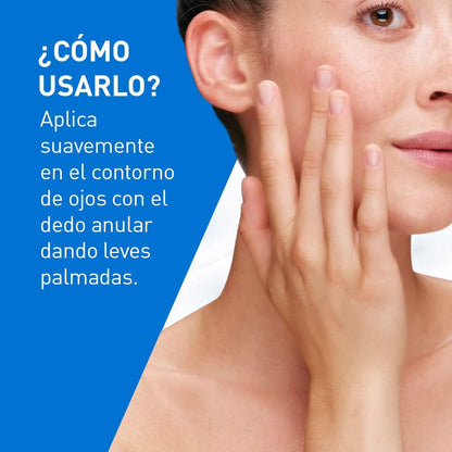 CeraVe Crema Reparadora para Contorno de Ojos, Bolsas y Ojeras 14gr