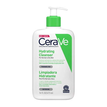 CeraVe Limpiadora Hidratante para Rostro y Cuerpo 473 ml