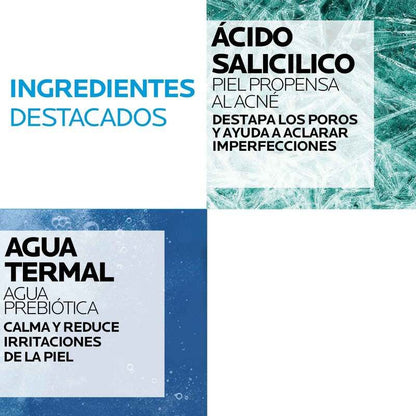 La Roche-Posay Effaclar Gel Microexfoliante Gel Limpiador Facial y Corporal, 400 ml