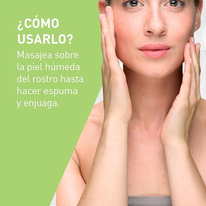 CeraVe Limpiadora Crema-Espuma Hidratante Facial Diaria para Piel Normal a Seca 236ml
