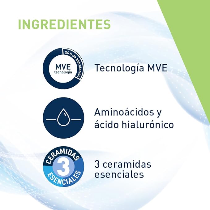 CeraVe Limpiadora Crema-Espuma Hidratante Facial Diaria para Piel Normal a Seca 236ml