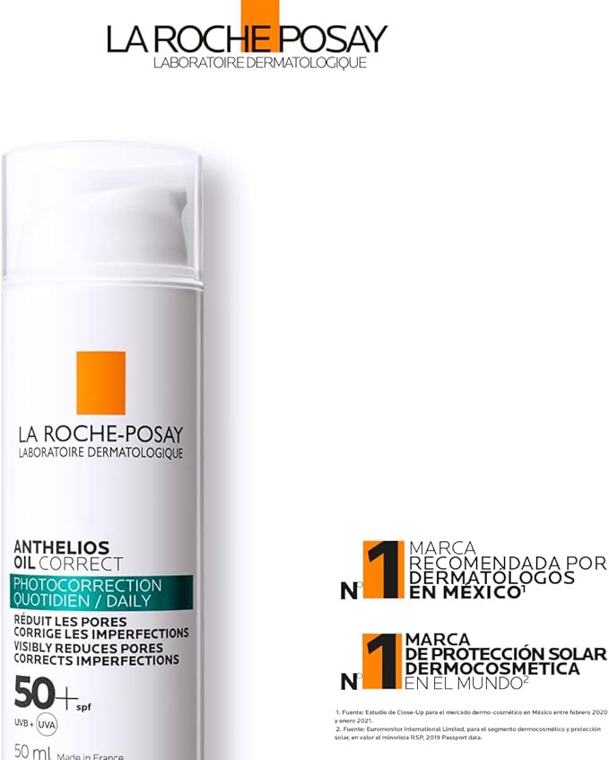 Protector Solar Anti-imperfecciones Anthelios Oil Correct FPS 50+ 50ml bloqueador