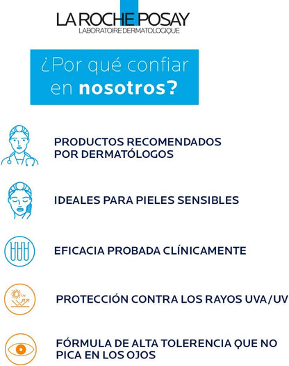 Protector Solar Facial La Roche Posay Anthelios UVMUNE Fluido Invisible para todo tipo de piel FPS50+ 50ml