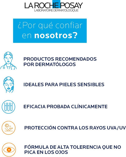 Protector Solar Facial La Roche Posay Anthelios UVMUNE Fluido Invisible con Color para Todo Tipo de Piel FPS50+ 50ml