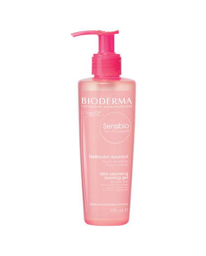 BIODERMA, Limpiador Facial, Sensibio Gel Moussant Micelar para Piel Sensible,200 ml
