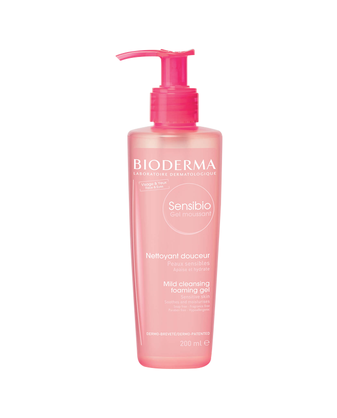BIODERMA, Limpiador Facial, Sensibio Gel Moussant Micelar para Piel Sensible,200 ml