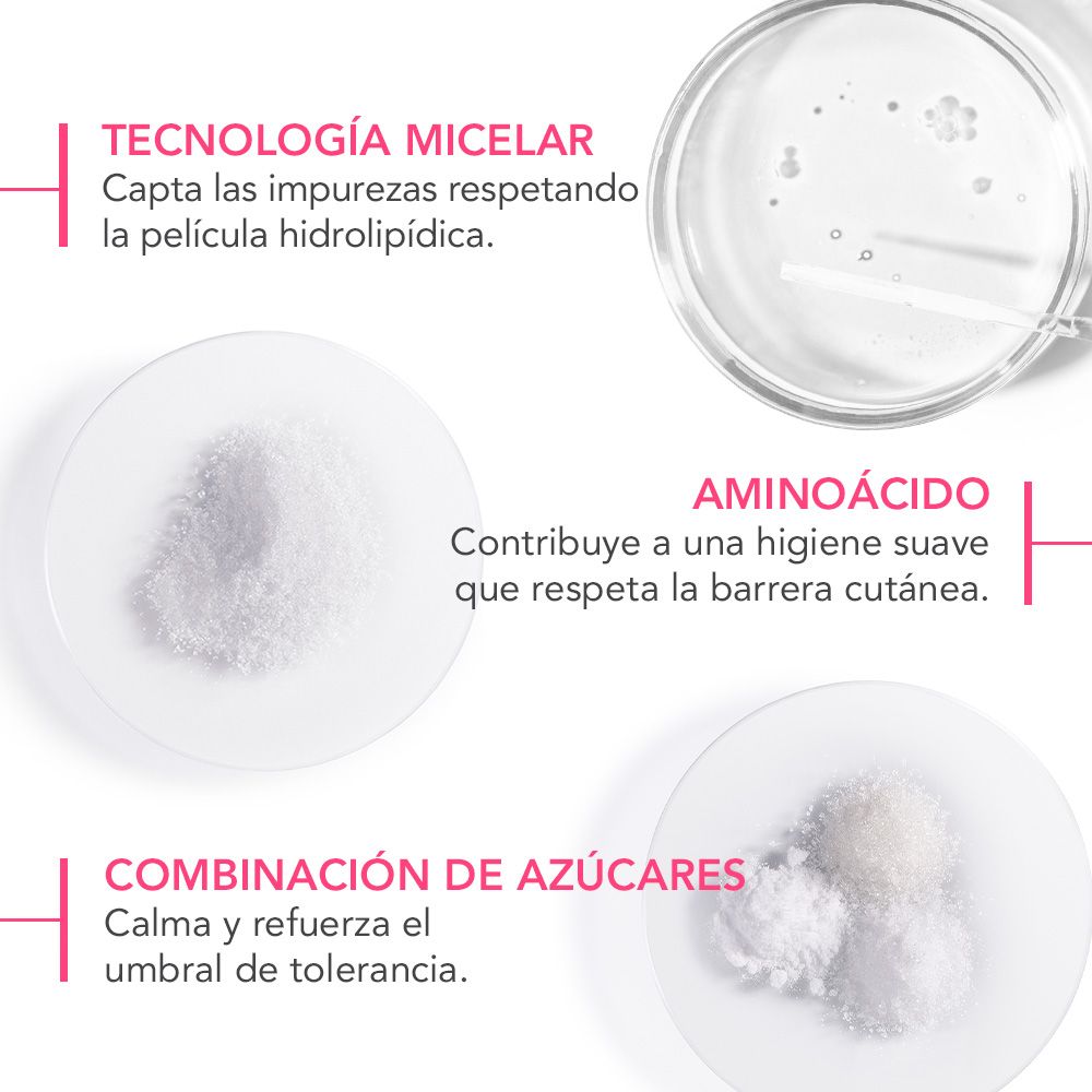 BIODERMA, Limpiador Facial, Sensibio Gel Moussant Micelar para Piel Sensible,200 ml