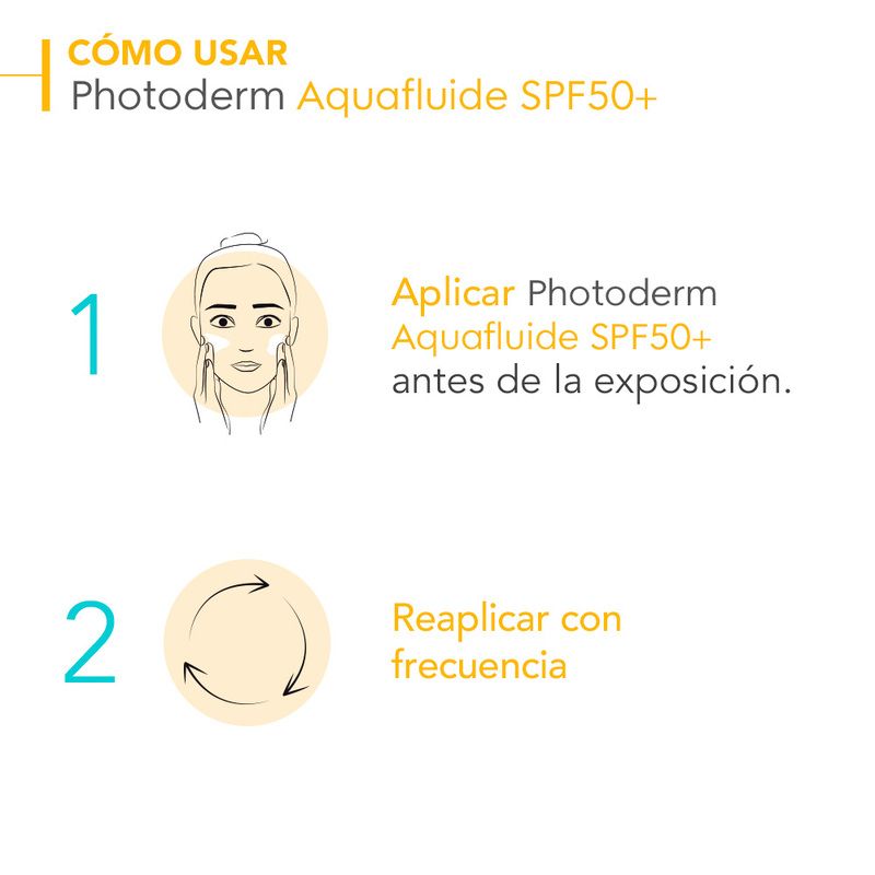 Bioderma Bloqueador Photoderm Aquafluido Tono Neutro Spf50+, 40ml