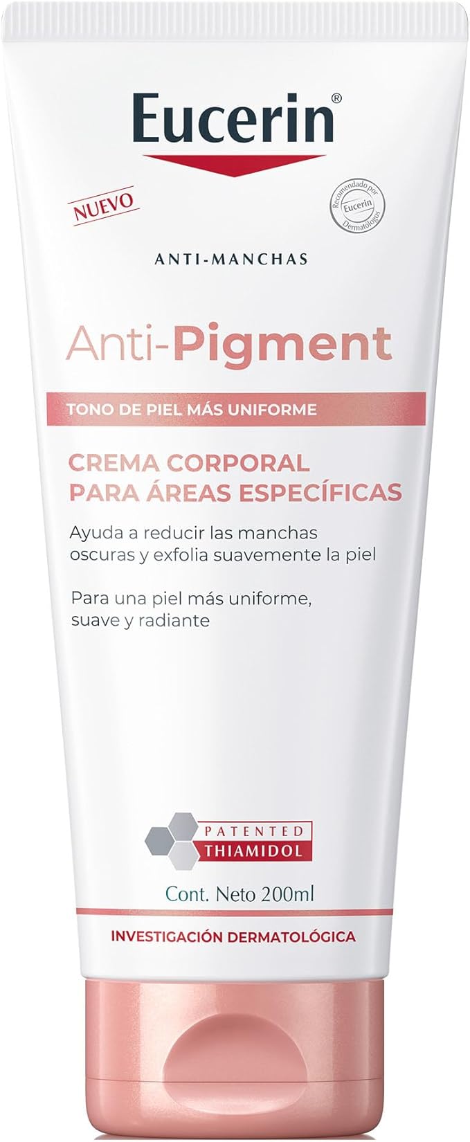 Eucerin Anti-Pigment Crema Corporal para Áreas Específicas (200ml) Ayuda a reducir manchas oscuras para una piel más uniforme, suave y radiante