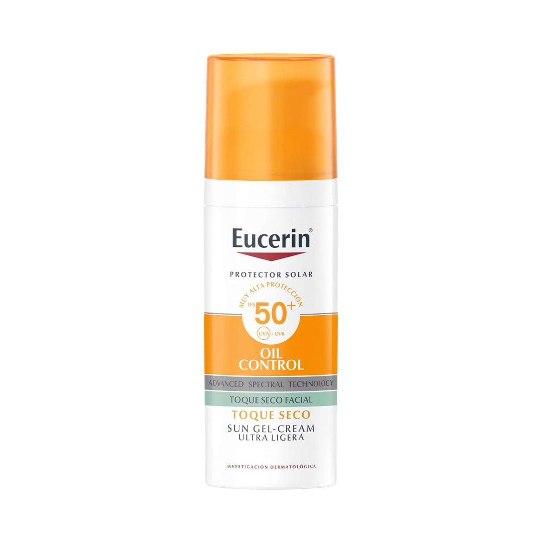 Eucerin Protector solar facial efecto mate toque seco Oil Control, 50 ml