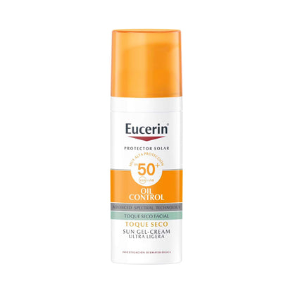 Eucerin Protector solar facial efecto mate toque seco Oil Control, 50 ml