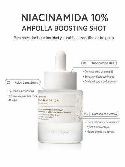 SKIN1004 Madagascar Centella Niacinamide 10 Boosting Shot Ampoule 30ml