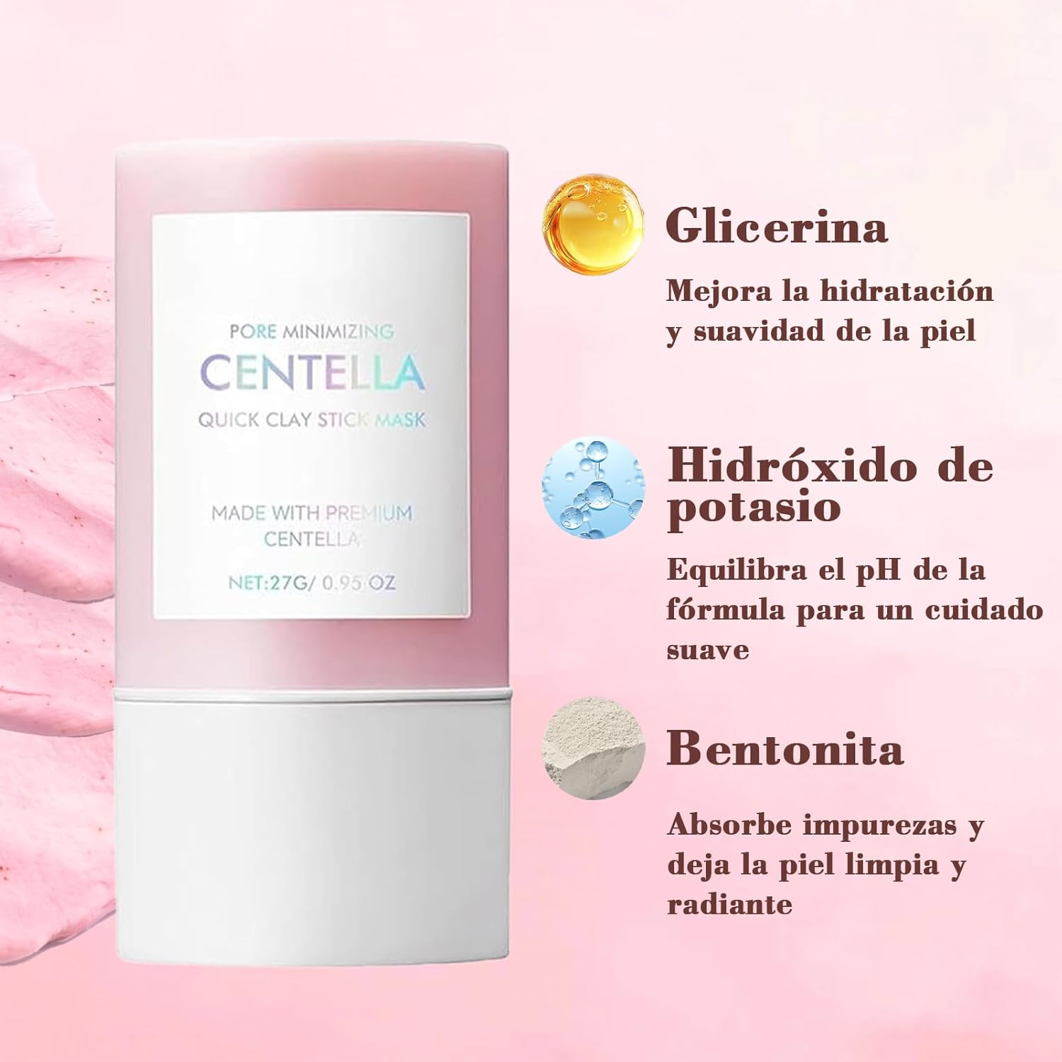 SKIN1004 Madagascar Centella Poremizing Quick Clay Stick Mask 27g