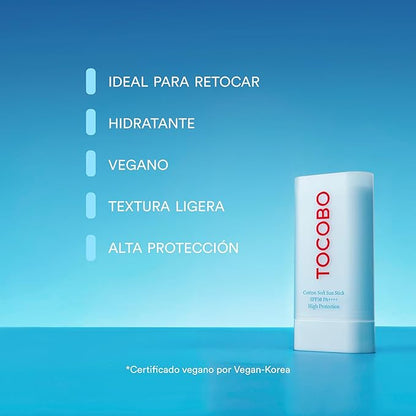 Tocobo Protector Solar En Barra Cotton Soft Sun Stick Spf50 19g