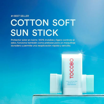 Tocobo Protector Solar En Barra Cotton Soft Sun Stick Spf50 19g