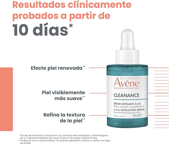 Sérum Exfoliante A.H.A. Avène Cleanance