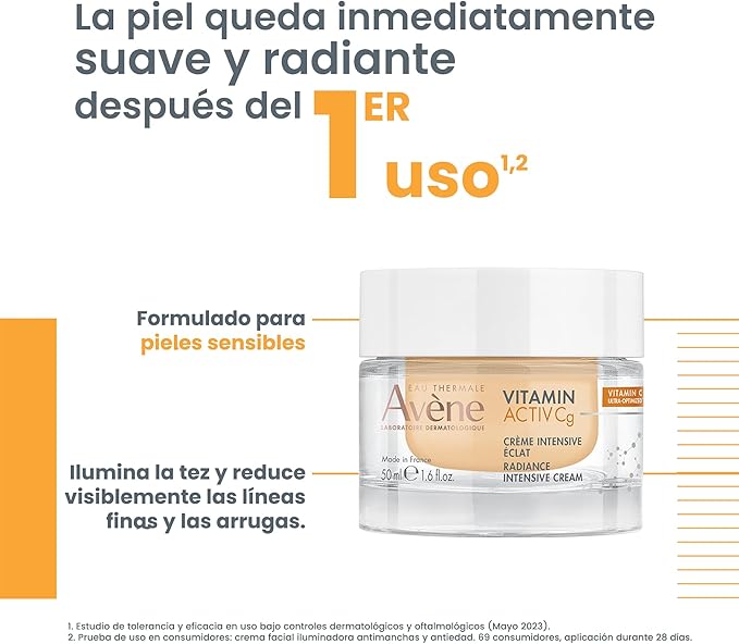 Crema Iluminadora Avène Vitamina Activ CG 50ml