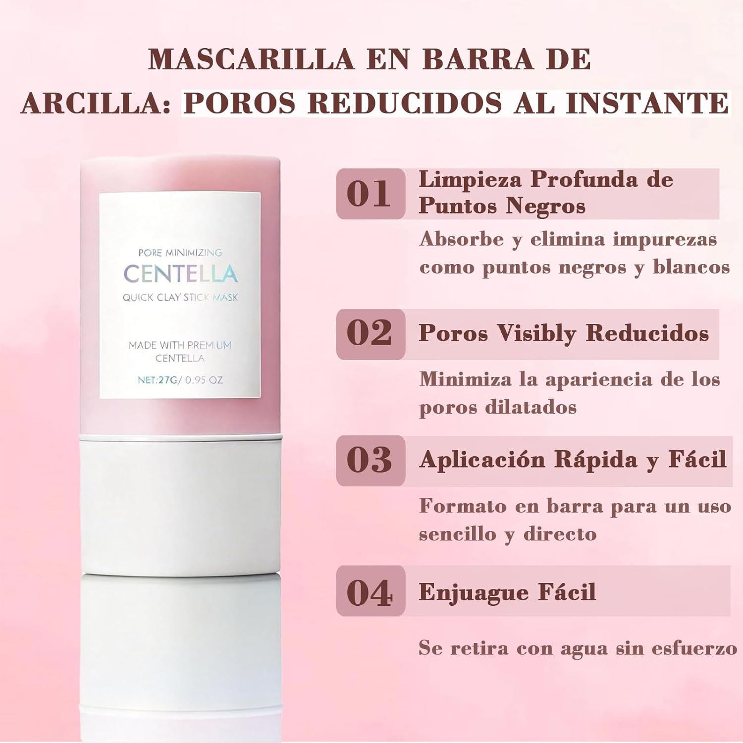 SKIN1004 Madagascar Centella Poremizing Quick Clay Stick Mask 27g