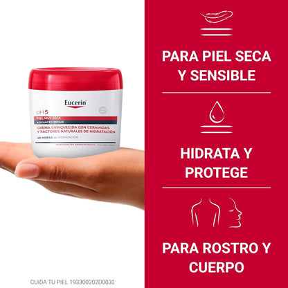 Eucerin Advanced Repair - Crema Corpoeral Intensiva Ph5, 450 ml
