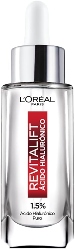 L'Oréal Paris, Sérum Rostro Revitalift Ácido Hialurónico hidrata intensamente y rellena líneas de expresión, 30ml
