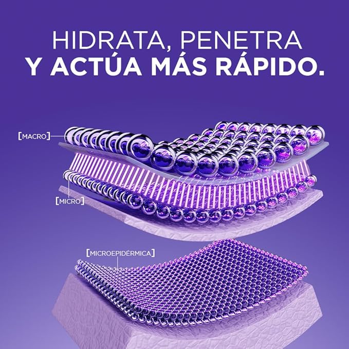 L'Oréal Paris, Sérum Rostro Revitalift Ácido Hialurónico hidrata intensamente y rellena líneas de expresión, 30ml