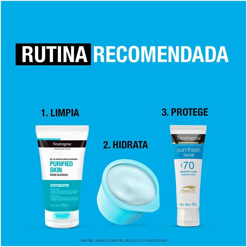 Refill Pack Crema Hidratante Facial Neutrogena Hydro Boost Ácido Hialurónico 50 g 02 Unidades