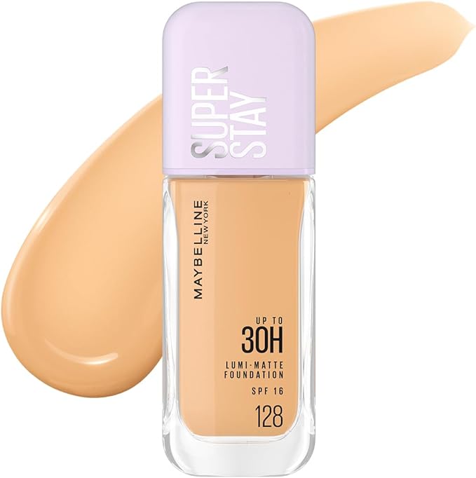 Maybelline Base de maquillaje líquida Superstay Lumi Matte Tono 220, 40ml - Efecto mate luminoso hasta por 30H, fórmula ligera de larga duración a prueba de agua y sudor, cobertura media a alta