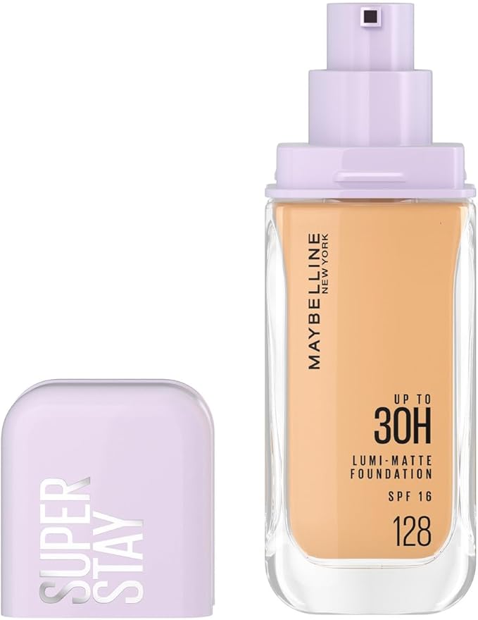 Maybelline Base de maquillaje líquida Superstay Lumi Matte Tono 220, 40ml - Efecto mate luminoso hasta por 30H, fórmula ligera de larga duración a prueba de agua y sudor, cobertura media a alta