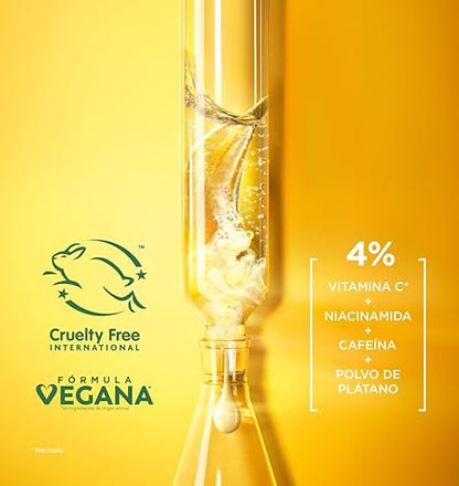 Garnier Express Aclara Crema de Ojos para Reducción Ojeras con Vitamina C + Niacinamida + Cafeína, 15 ml