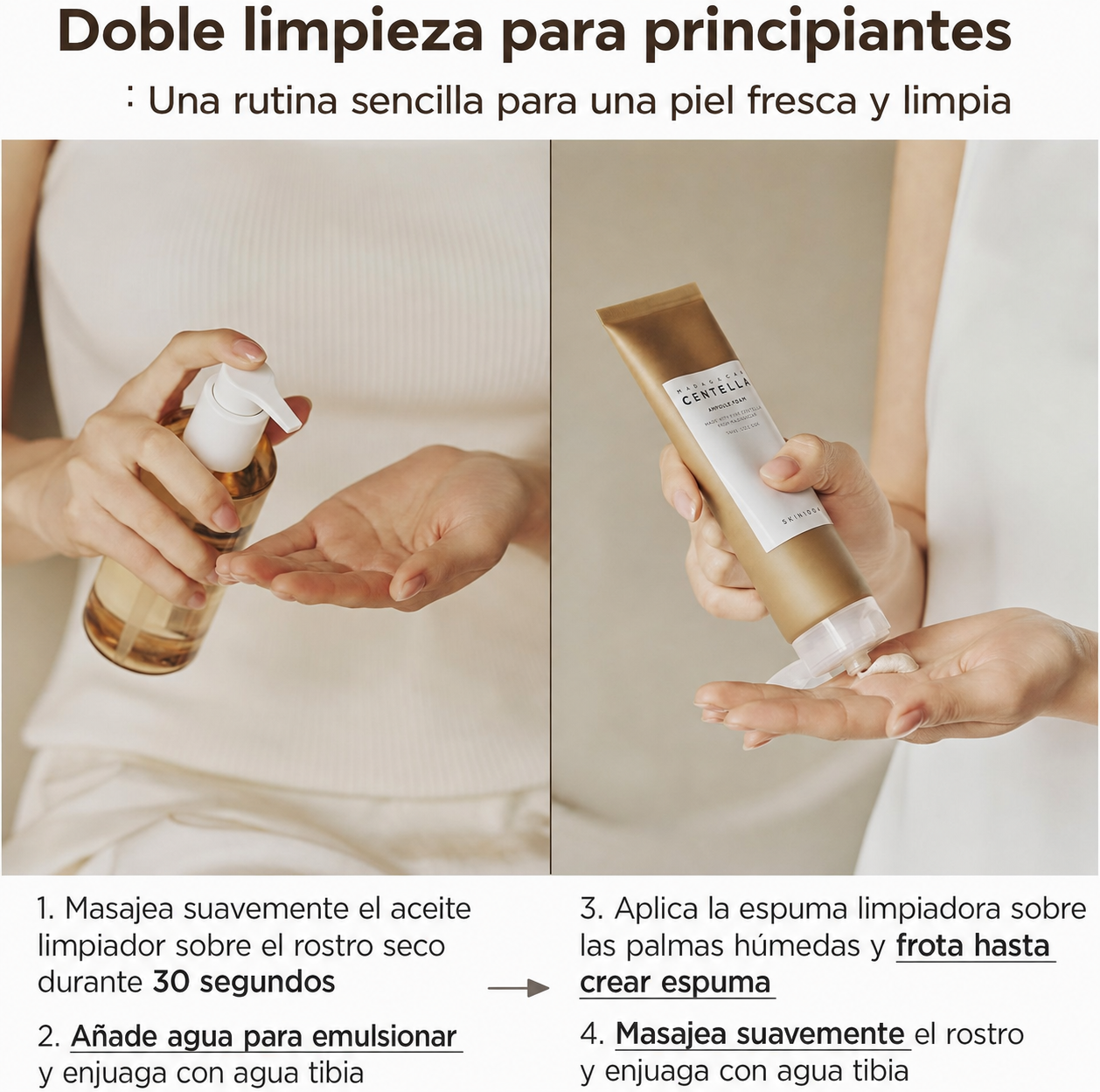 SKIN1004 Madagascar Centella Doble Limpieza Double Cleansing Duo