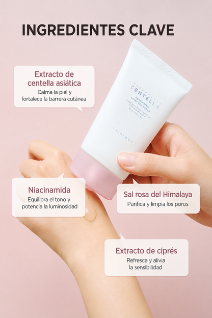 SKIN1004 Crema Hidratante Poros Abiertos Madagascar Centella Poremizing Light Gel Cream 75ML