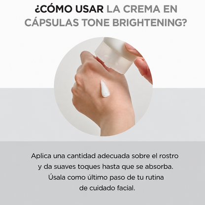 SKIN1004 Hidratante anti-manchas Madagascar Centella Tone Brightening Capsule Cream 75ml