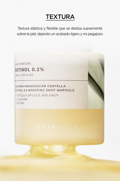 Skin1004 - Madagascar Centella Retinol 0.2% Boosting Shot Ampoule