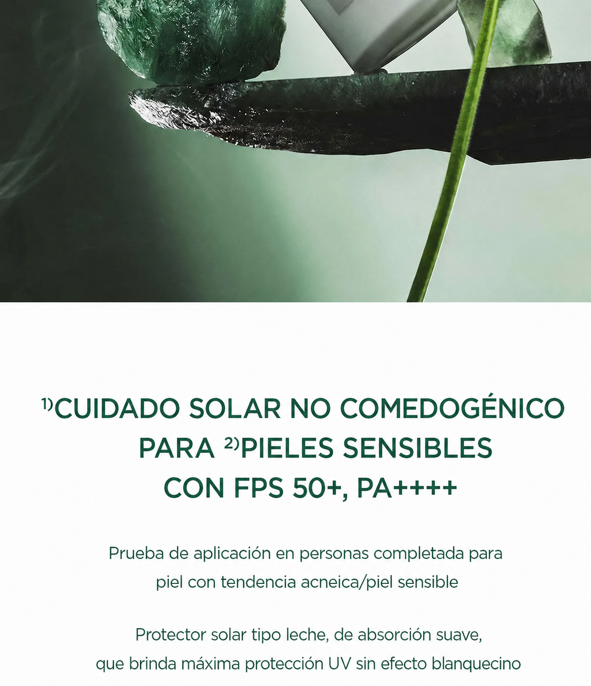 Skin1004 - Protector Solar Madagascar Centella Tea Trica Soothing Sun Milk 50ml