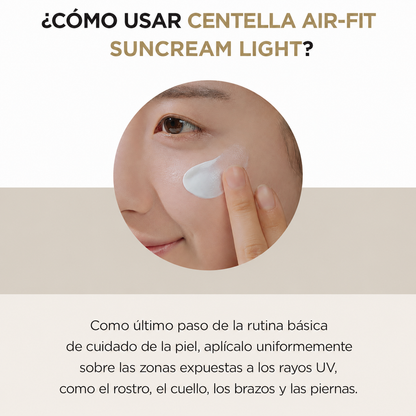 SKIN1004 Protector Solar mineral Madagascar Centella Air-fit Suncream Light
