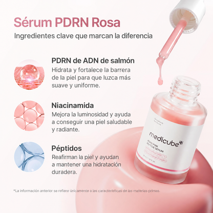 Sérum Facial Medicube PDRN Péptido Rosa 30 ml
