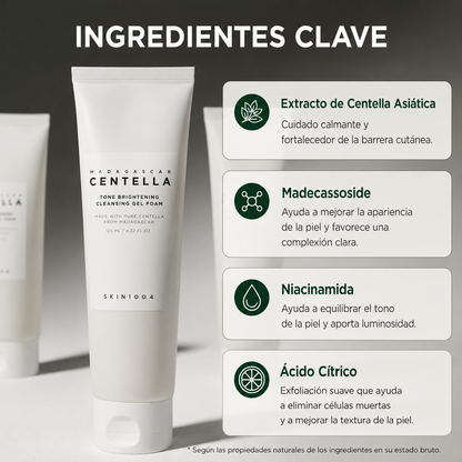 SKIN1004 Madagascar Centella Tone Brightening Cleasing Gel Foam 125ml