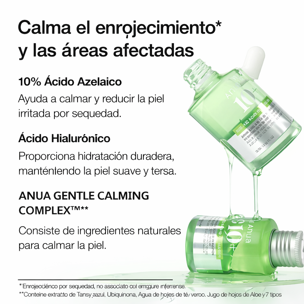 Anua - Serum Azelaic Acid 10 + Hyaluron Redness Soothing 30ml