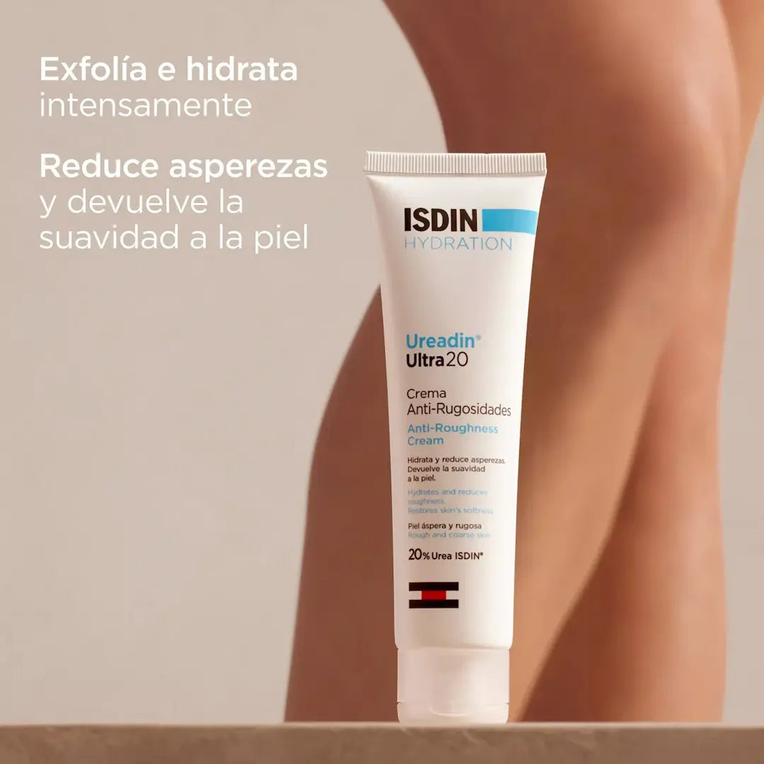 Isdin Ureadin Ultra 20 Crema Anti-Rugosidades 100ml - Con 20% Urea para piel áspera y rugosa