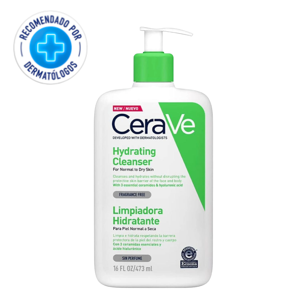 CeraVe Limpiadora Hidratante para Rostro y Cuerpo 473 ml