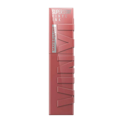 Maybelline Labial líquido brillante Superstay Vinyl Ink Tono Cheeky, 4.2ml - Dura hasta por 16H, brillo instantáneo sin grumos, sin transferencias