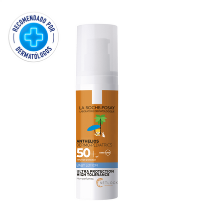 Anthelios Dermopediatrico Protector Solar Leche Bebe SPF50+ 50ml bloqueador