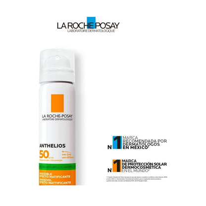 La Roche-Posay Anthelios Bruma Invisible Ultraligera FPS 50+ Protector Solar Facial Spray, 75ml