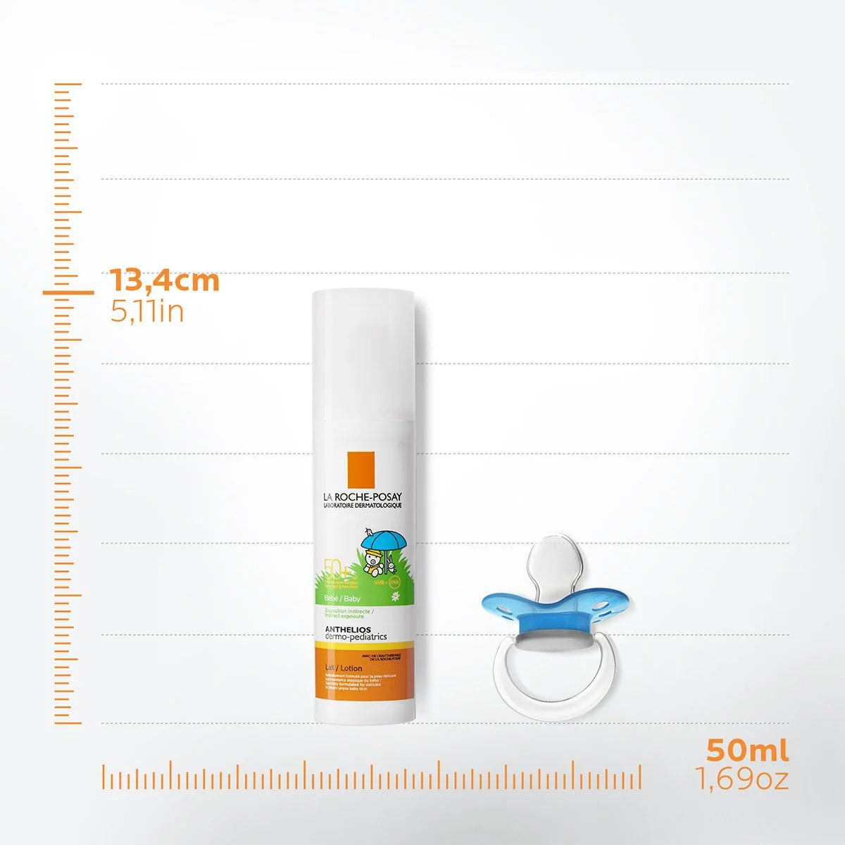 Anthelios Dermopediatrico Protector Solar Leche Bebe SPF50+ 50ml bloqueador