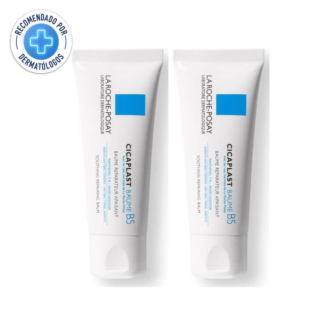 La Roche Posay Dúo Pack Bálsamo Multireparador Cicaplast Baume B5 Calma y Protege Piel Irritada 40ml