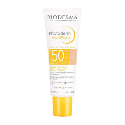 Bioderma Protector Solar, Photoderm Max Aquafluido Tono Claro FPS50+,40ML